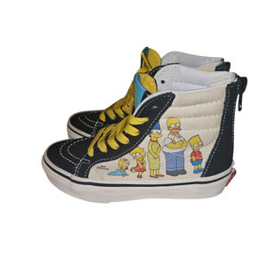 Vans The Simpsons Sk8-Hi Sneakers Boys Size 12